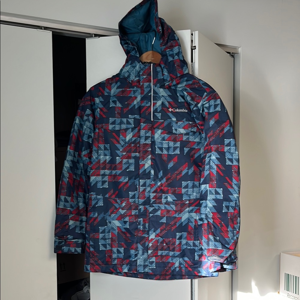 Columbia Men's 3 In 1 Ski Jacket - Blue And Red